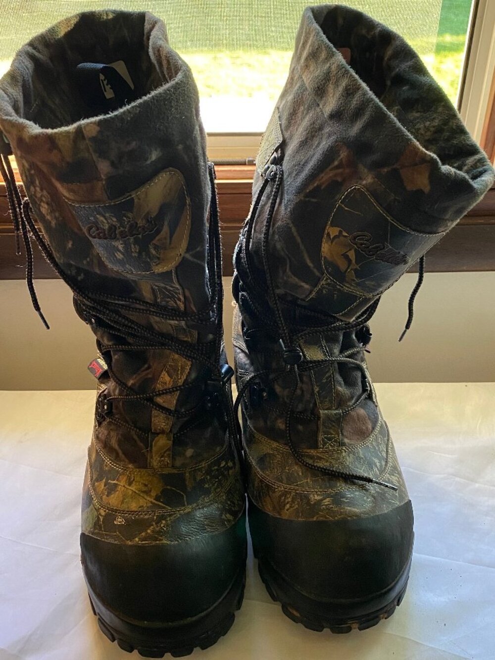 Cabela's Saskatchewan Gore-Tex Scent Lok Hunting Camo Boots Men’s Size 13D